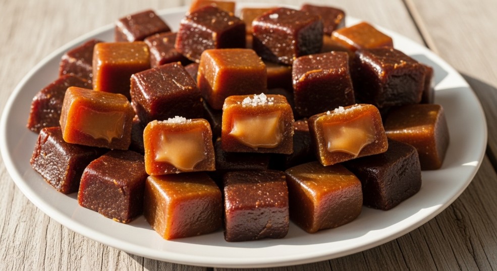 Four Ingredient Date Caramels