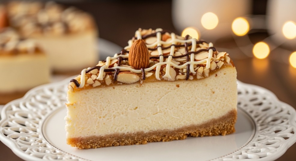 almond amaretto cheesecake