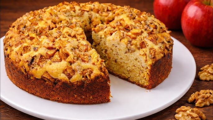 Oatmeal apple cake