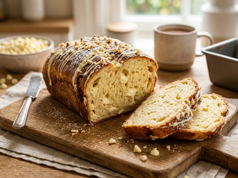 White Chocolate Bread (Soft, Sweet & Bakery-Style at Home)